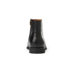 Bruno Magli Raging Leather Side Zip Boot Black Best