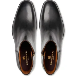 Bruno Magli Raging Leather Side Zip Boot Black Best