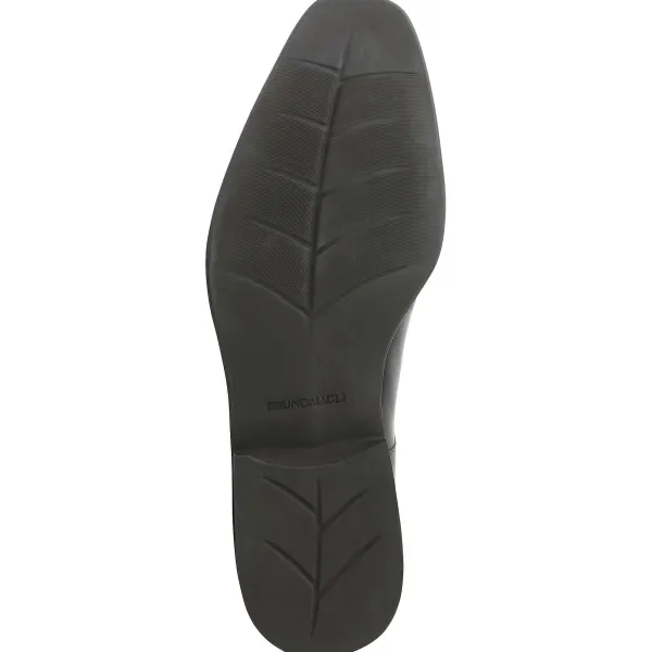 Bruno Magli Raging Leather Slip-On Black Leather Best