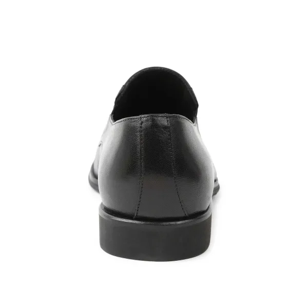 Bruno Magli Raging Leather Slip-On Black Leather Best