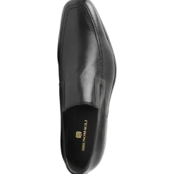 Bruno Magli Raging Leather Slip-On Black Leather Best
