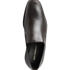 Bruno Magli Raging Leather Slip-On Dark Brown Leather Sale