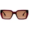Bruno Magli Ricci Sunglasses Tortoise Red New
