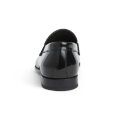 Bruno Magli Saffo Slip On Black Bit Loafer Black Leather Outlet