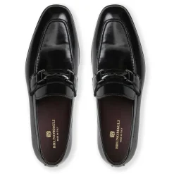 Bruno Magli Saffo Slip On Black Bit Loafer Black Leather Best