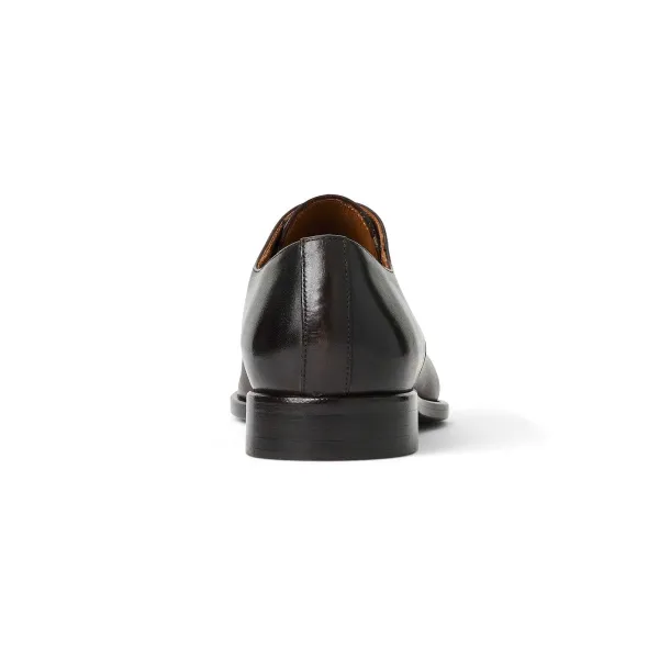 Bruno Magli Santino Classic Leather Oxford Brown Sale