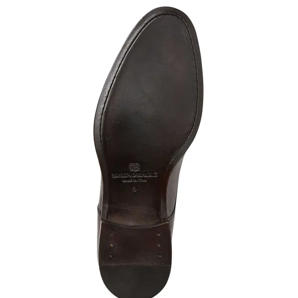 Bruno Magli Santino Classic Leather Oxford Brown Sale