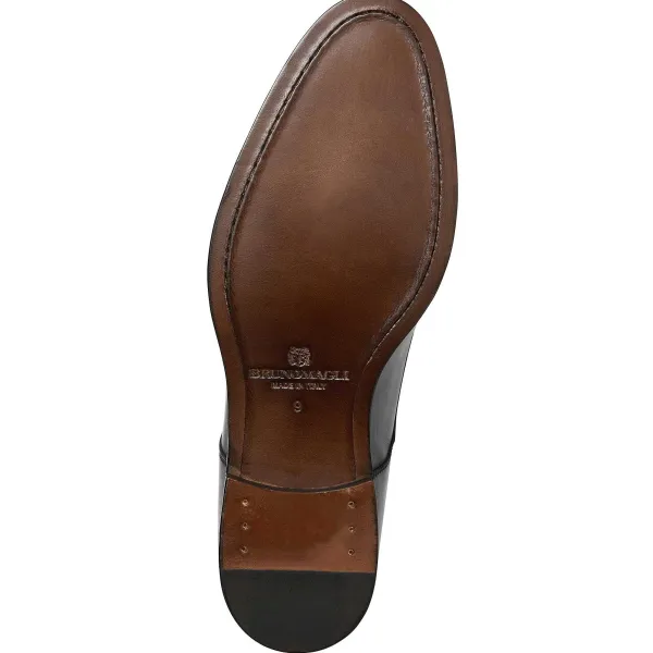 Bruno Magli Santino Classic Leather Oxford Black New