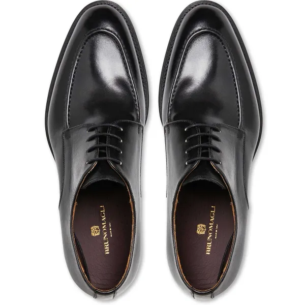 Bruno Magli Santino Classic Leather Oxford Black New