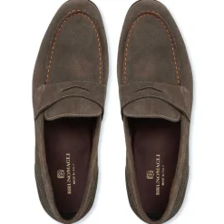Bruno Magli Silas Suede Loafer Ecru Hot