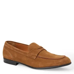 Bruno Magli Silas Suede Loafer - Cognac Cognac Suede Clearance
