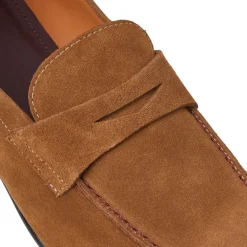 Bruno Magli Silas Suede Loafer - Cognac Cognac Suede Clearance