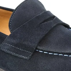 Bruno Magli Silas Suede Loafer - Navy Navy Suede Outlet