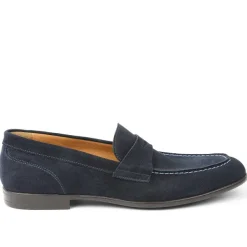 Bruno Magli Silas Suede Loafer - Navy Navy Suede Online