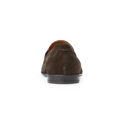 Bruno Magli Silas Suede Loafer-Dark Brown /Ecru Clearance