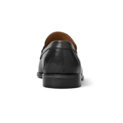 Bruno Magli Silvestro Embosssed Bit Loafer Leather Black Best