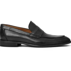 Bruno Magli Silvestro Embosssed Bit Loafer Leather Black Best