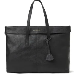 Bruno Magli Sophie Handbag Black Leather Clearance