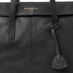 Bruno Magli Sophie Handbag Black Leather Clearance