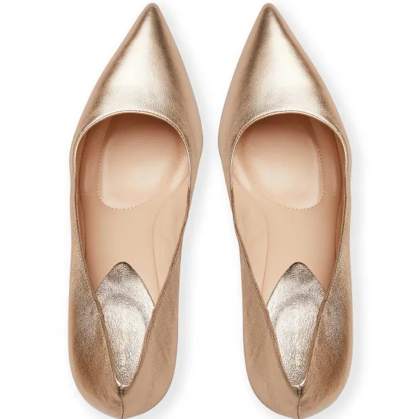 Bruno Magli Tara Pump Gold Sale