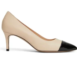 Bruno Magli Tara Pump Patent Cream/Black Hot