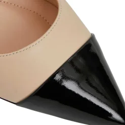Bruno Magli Tara Pump Patent Cream/Black Sale