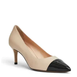 Bruno Magli Tara Pump Patent Cream/Black Sale
