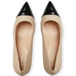 Bruno Magli Tara Pump Patent Cream/Black Sale