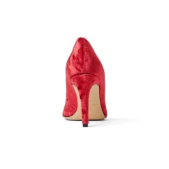 Bruno Magli Telma Pointed Toe Pump Red Velvet Outlet