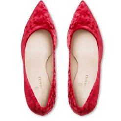 Bruno Magli Telma Pointed Toe Pump Red Velvet Outlet