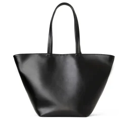 Bruno Magli Tessa Black Calf Tote Black Leather Online