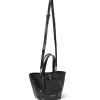 Bruno Magli Tessa Mini Tote Black Calf Black Leather Outlet