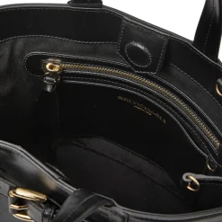 Bruno Magli Tessa Mini Tote Black Calf Black Leather Outlet