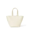 Bruno Magli Tessa Mini Tote Calf Cream New