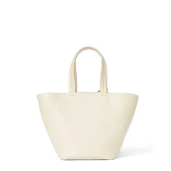 Bruno Magli Tessa Mini Tote Calf Cream New