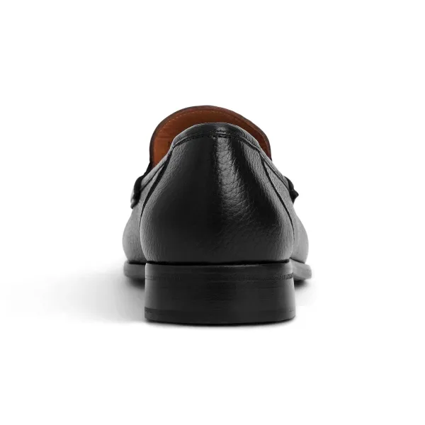 Bruno Magli Tonio Slip On Loafer Cervo Leather Black Clearance