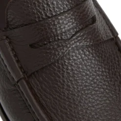Bruno Magli Tonio Slip On Loafer Cervo Leather Brown Discount