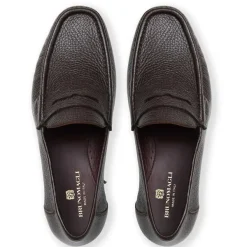 Bruno Magli Tonio Slip On Loafer Cervo Leather Brown