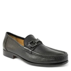 Bruno Magli Trieste Classic Leather Moccasin Black Cervo Best