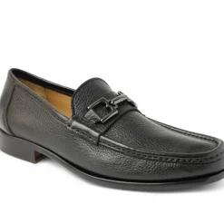 Bruno Magli Trieste Classic Leather Moccasin Black Cervo Best