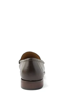 Bruno Magli Trieste Classic Leather Moccasin Dark Brown Cervo Discount