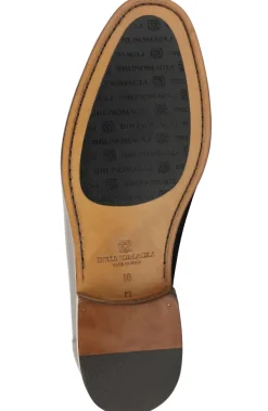 Bruno Magli Trieste Classic Leather Moccasin Dark Brown Cervo Clearance