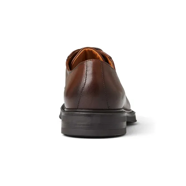 Bruno Magli Tyler Split Toe Leather Oxford Cognac Hot
