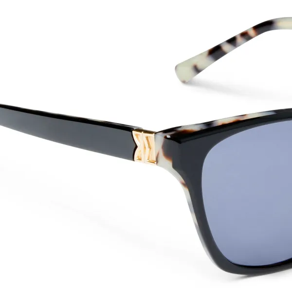 Bruno Magli Vales Women's Limited Edition Cat-Eye Sunglasses Black Clearance