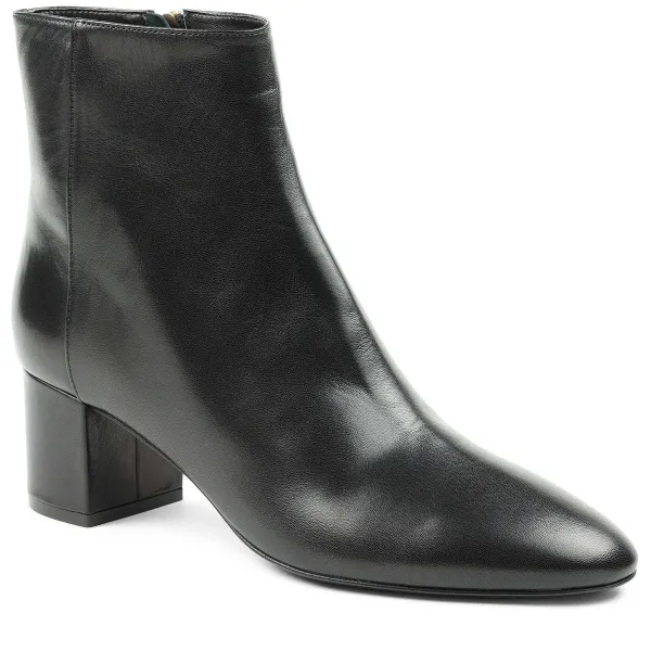 Bruno Magli Vinny Leather Ankle Boot - Black Black Leather Discount