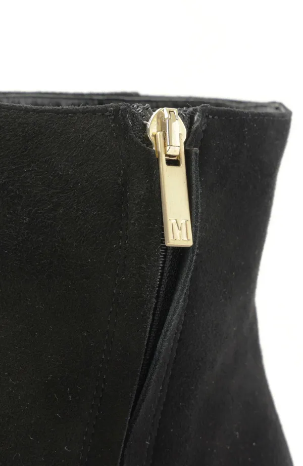 Bruno Magli Vinny Suede Ankle Boot Black Outlet