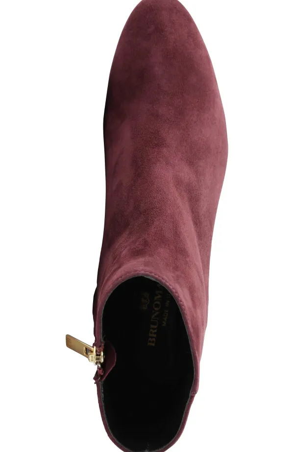 Bruno Magli Vinny Suede Ankle Boot Bordeaux