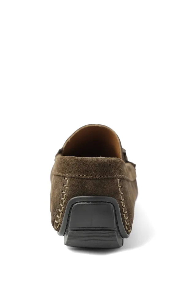 Bruno Magli Xander Casual Driving Moccasin Dark Brown Suede New