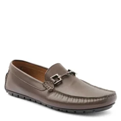 Bruno Magli Xander Leather Driving Moccasin - Brown Dark Brown Clearance