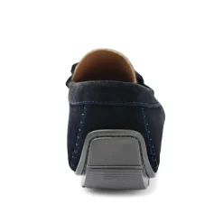 Bruno Magli Xander Suede Driving Moccasin Navy Sale